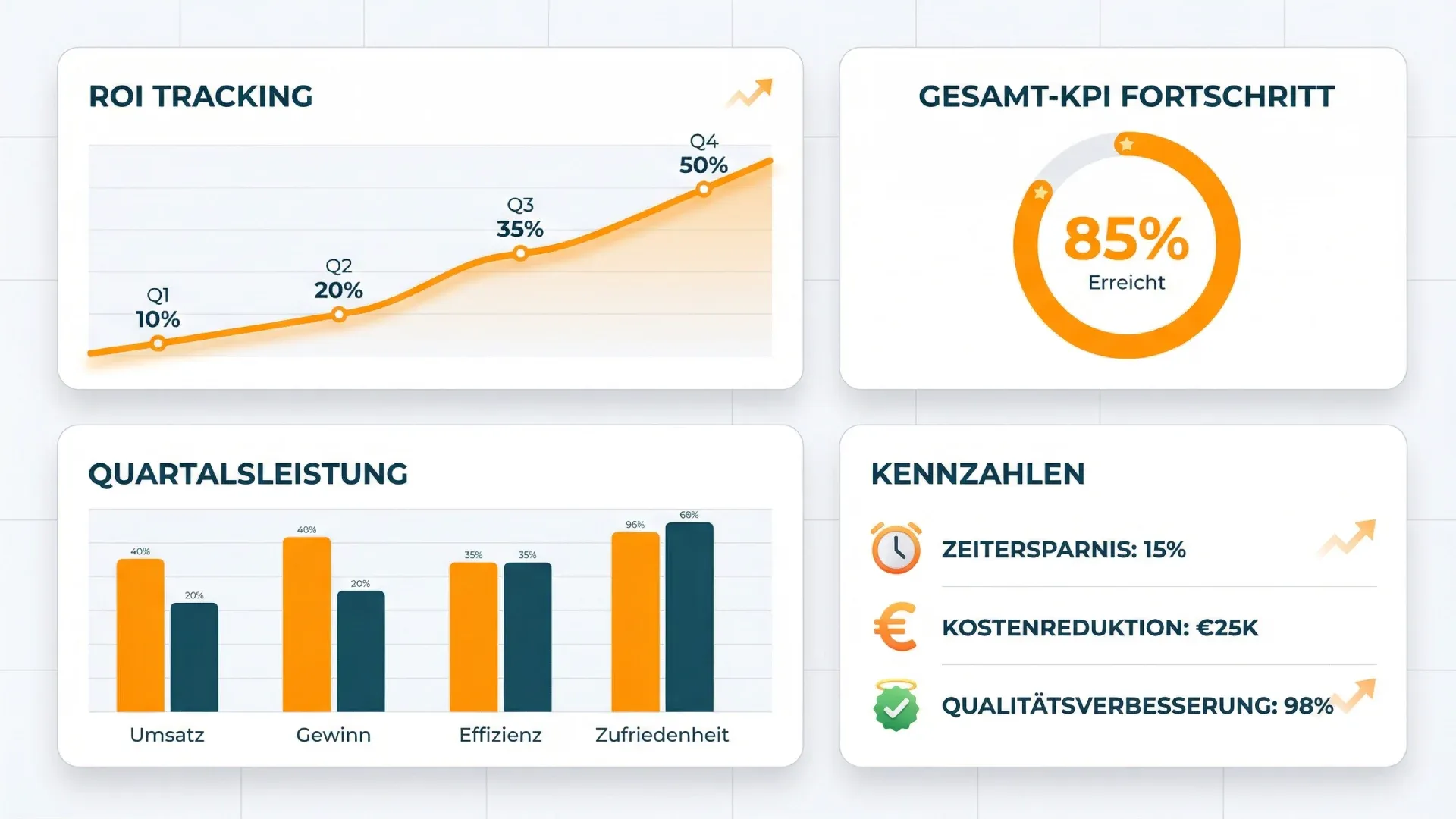 ROI-Tracking Dashboard für KI-Agenten