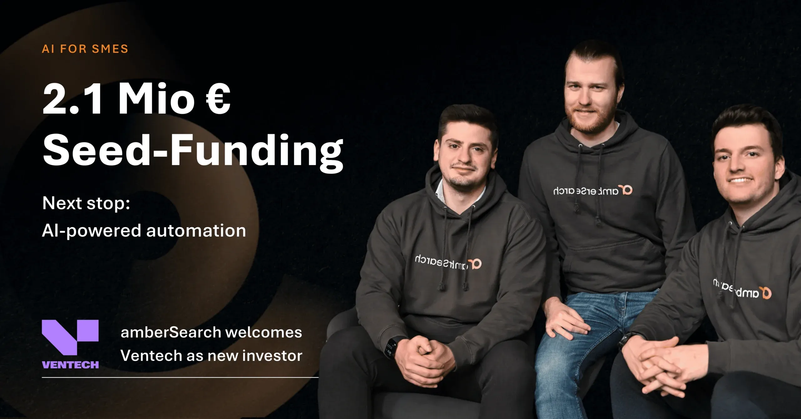 amberSearch secures €2.1 million in seed funding – accelerating AI adoption for SMEs