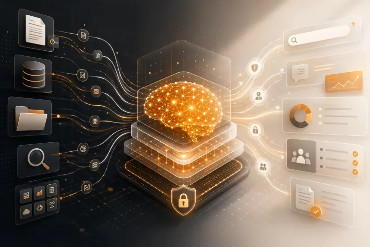 Das Unternehmensgehirn: Warum ein eigener Datenlayer über deine Unternehmens-KI entscheidet