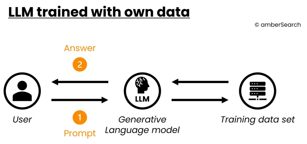 Large Language Model trained with company data