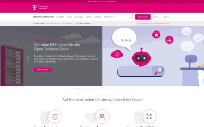 Die Open Telekom Cloud setzt auf amberSearch als kundengerichteten KI-Chatbot