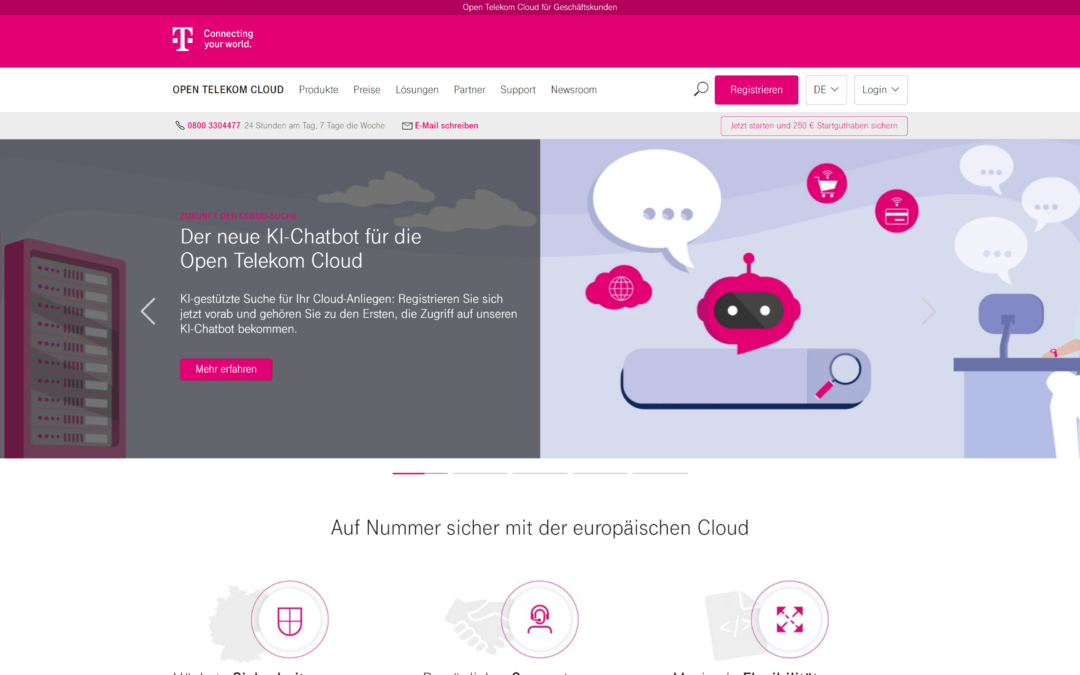 Open Telekom Cloud KI-Chatbot