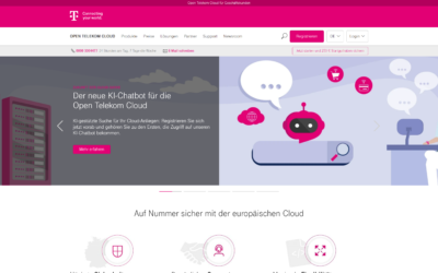 The Open Telekom Cloud relies on amberSearch as a customer-centric AI chatbot